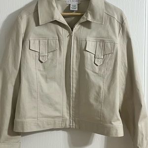 Vintage Women’s J.G. Hook Jacket cream color SZ 14